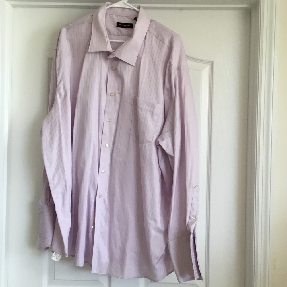 Jones New York Light Purple Dress Shirt Neck 20
